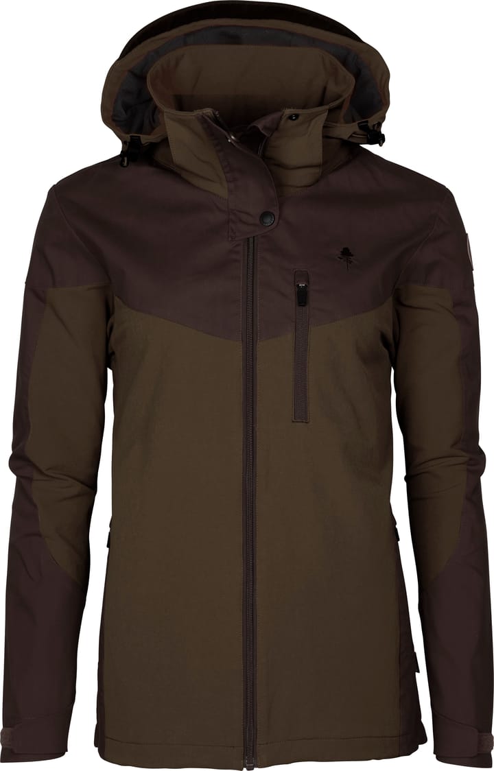 Pinewood Women's Finnveden Hybrid Jacket Dark Brown Pinewood Pinewood Women's Finnveden Hybrid Jacket Dark Brown Pinewood