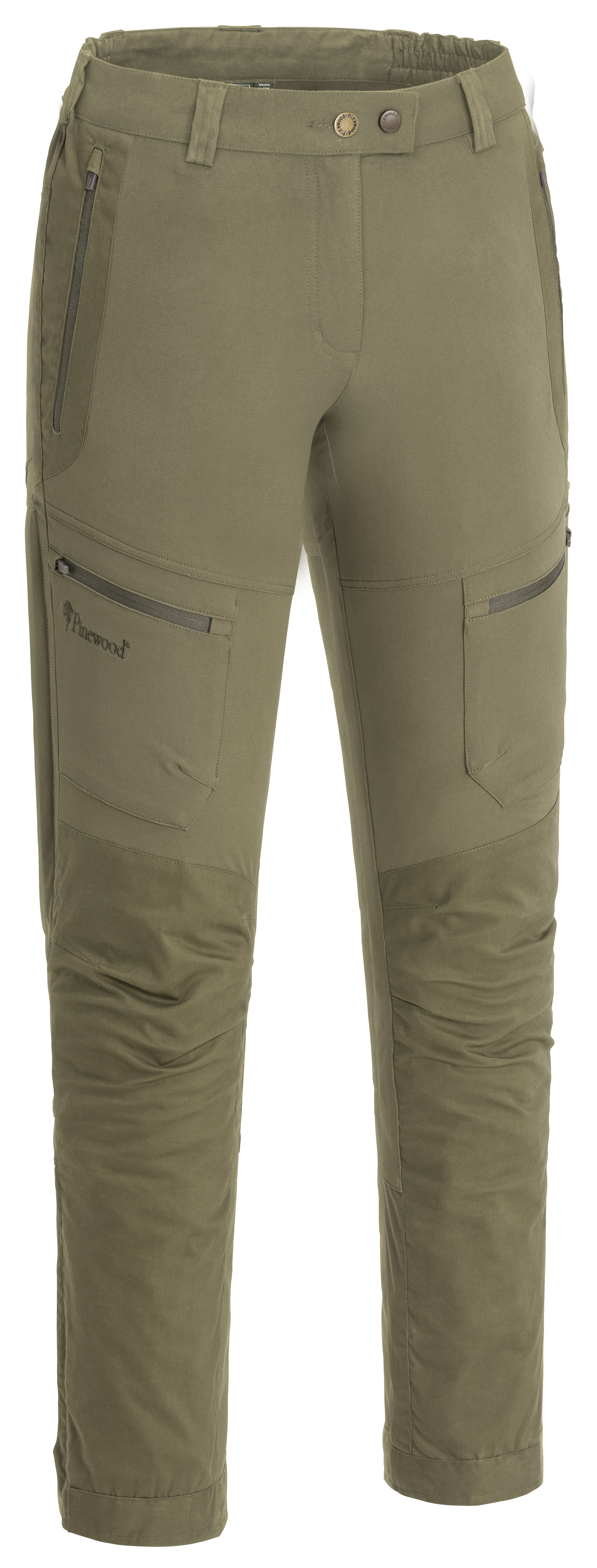 Pinewood Women's Finnveden Hybrid Trousers Hunting Olive Friluftsbyxor H.Olive 40