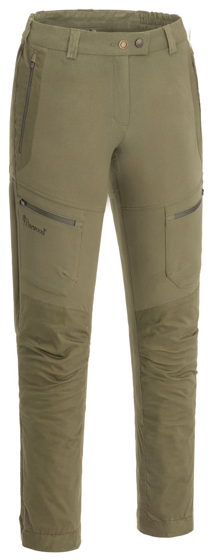 Pinewood Women's Finnveden Hybrid Trousers Hunting Olive Pinewood