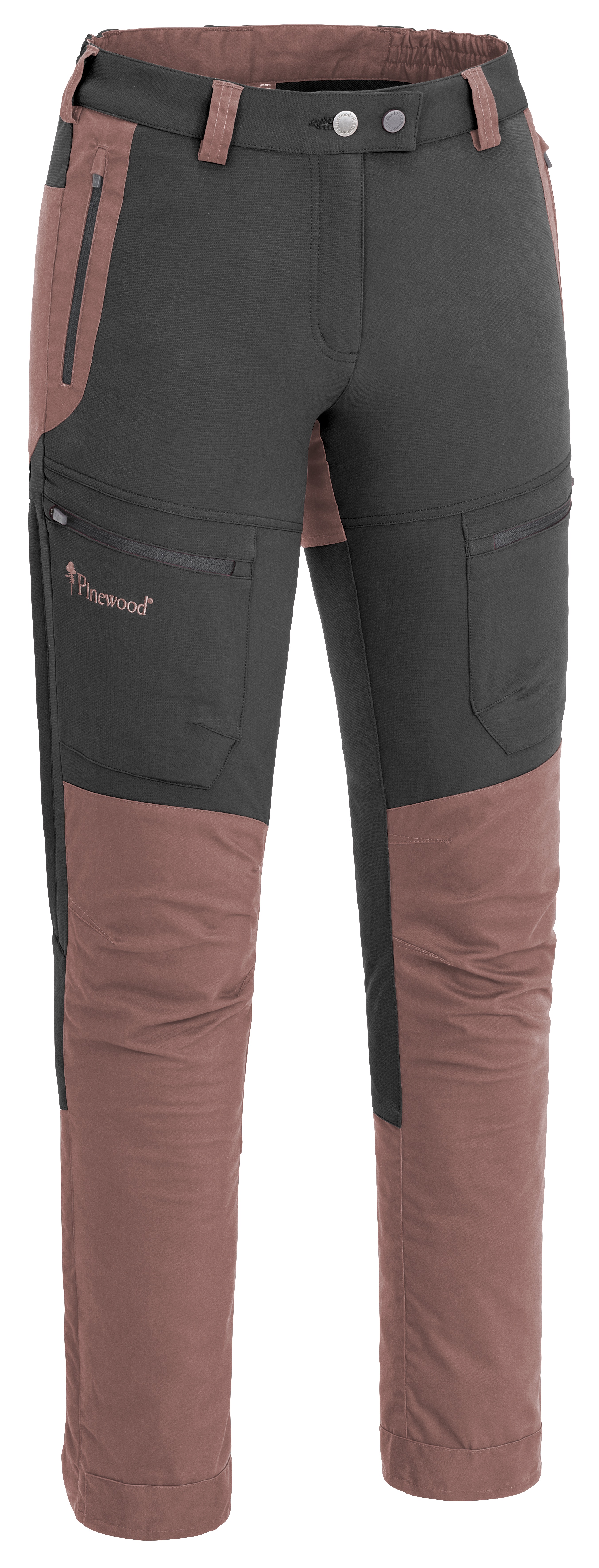 Pinewood Women's Finnveden Hybrid Trousers MarronRose/Dark Anthracite Friluftsbyxor MarronRose/D.Anthrac 36