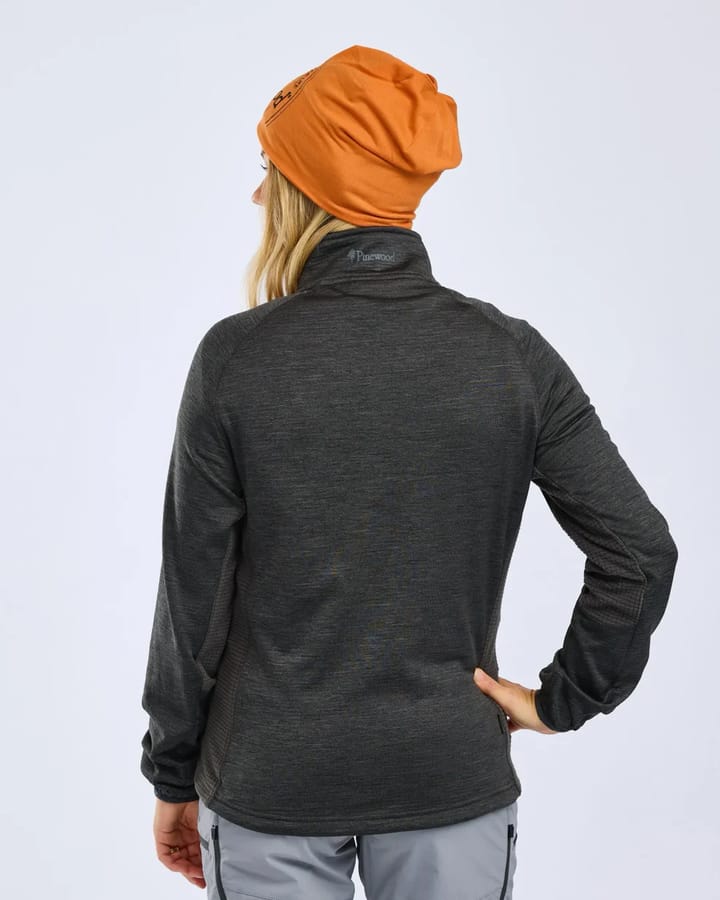 Pinewood Women's Abisko Fleece Jacket Ash Grey Pinewood