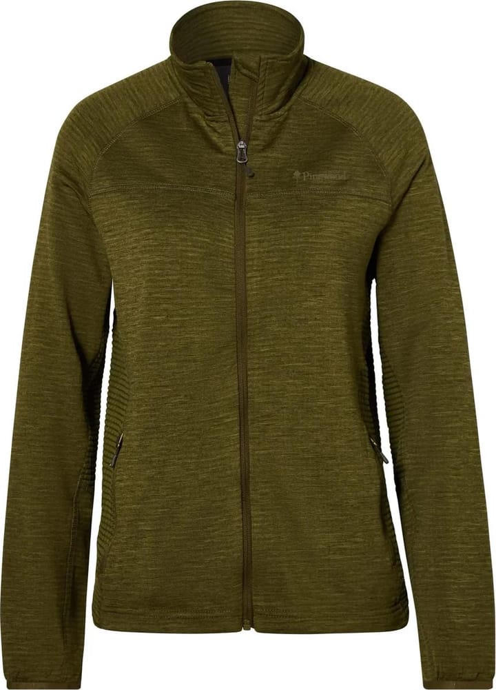 Pinewood Women's Abisko Fleece Jacket Olive Green Pinewood