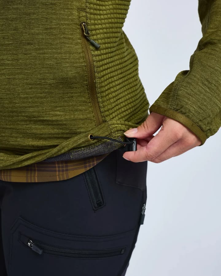 Pinewood Women's Abisko Fleece Jacket Olive Green Pinewood