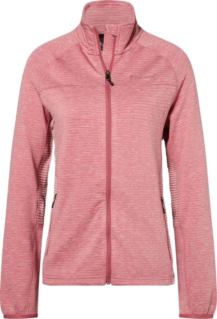 Pinewood Women's Abisko Fleece Jacket Dusty Pink Pinewood