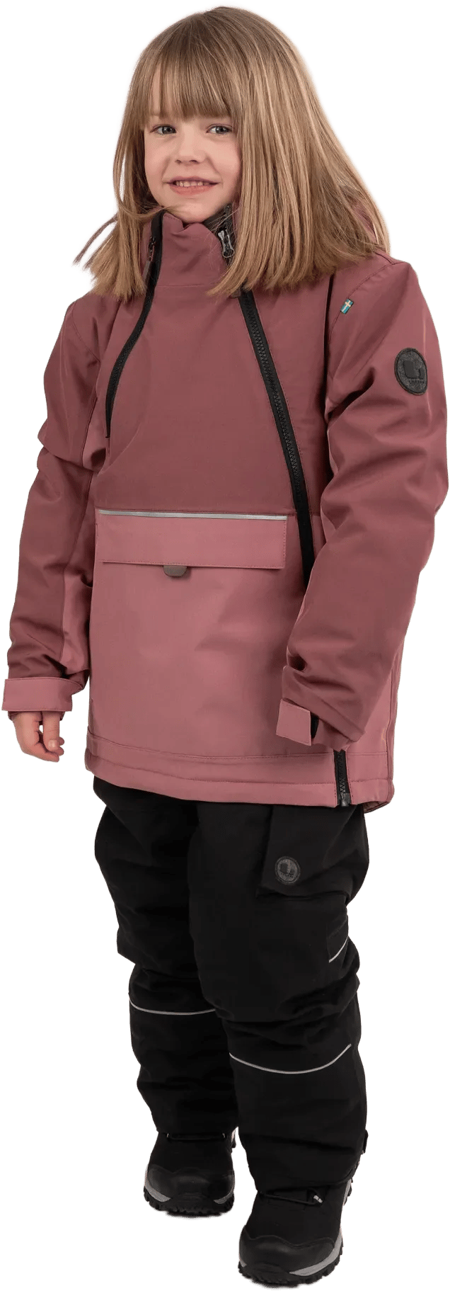 Lindberg Kids' Anorak Jacket Dry Rose/rose Lindberg