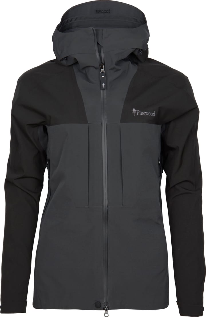 Women's Abisko Trekking 3-Layer Jacket D.Anthracite/Black Pinewood