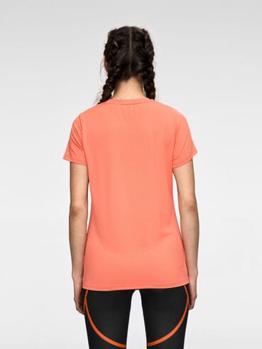Dæhlie Women's T-Shirt Focus Persimmon Dæhlie Sportswear Dæhlie Women's T-Shirt Focus Persimmon Dæhlie Sportswear