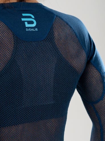 Dæhlie Women's Airnet Wool LS Estate Blue Dæhlie Sportswear