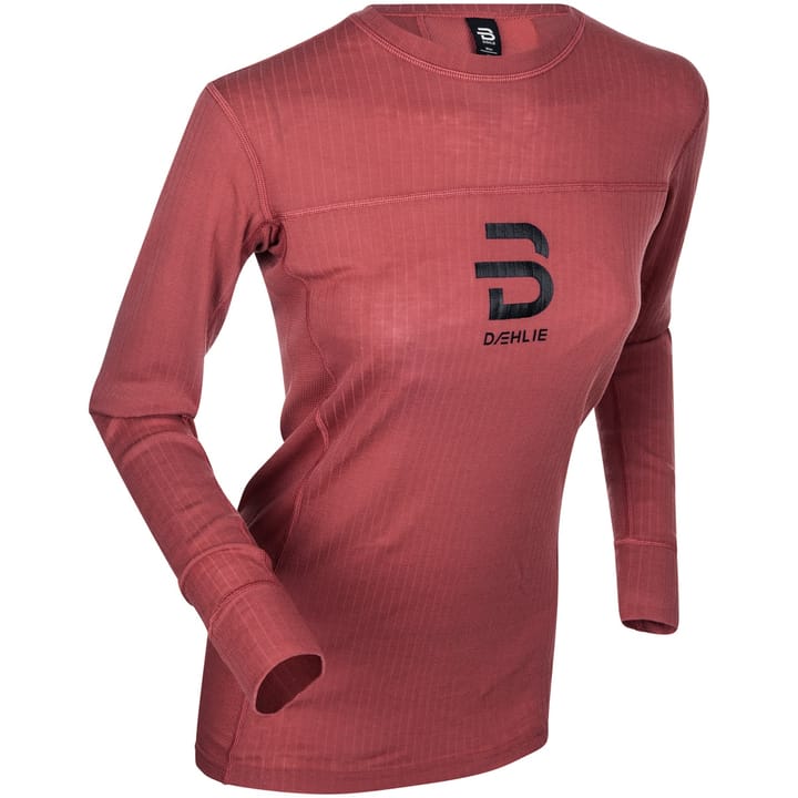Dæhlie Women's Performance Tech LS Dusty Red Dæhlie Sportswear Dæhlie Women's Performance Tech LS Dusty Red Dæhlie Sportswear