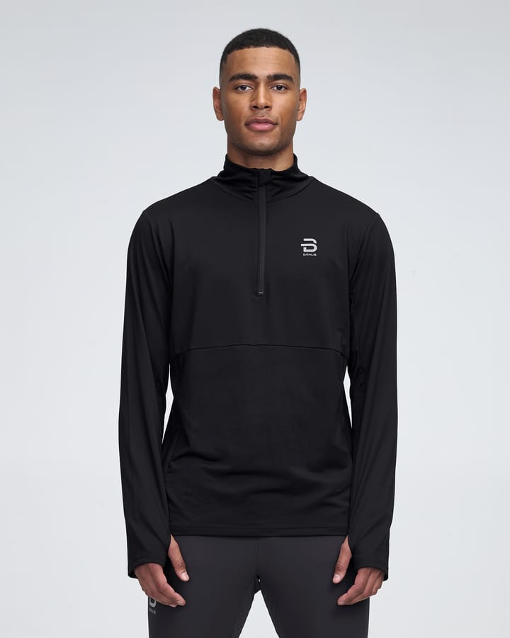 Dæhlie Men's Long Sleeve Run Black Dæhlie