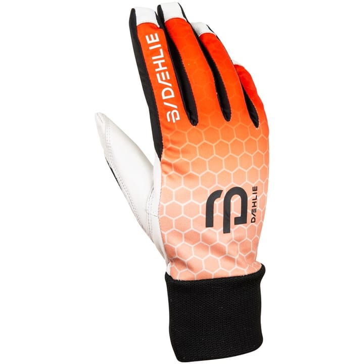 Dæhlie Glove Race Leather Wmn Shocking Orange Dæhlie Sportswear