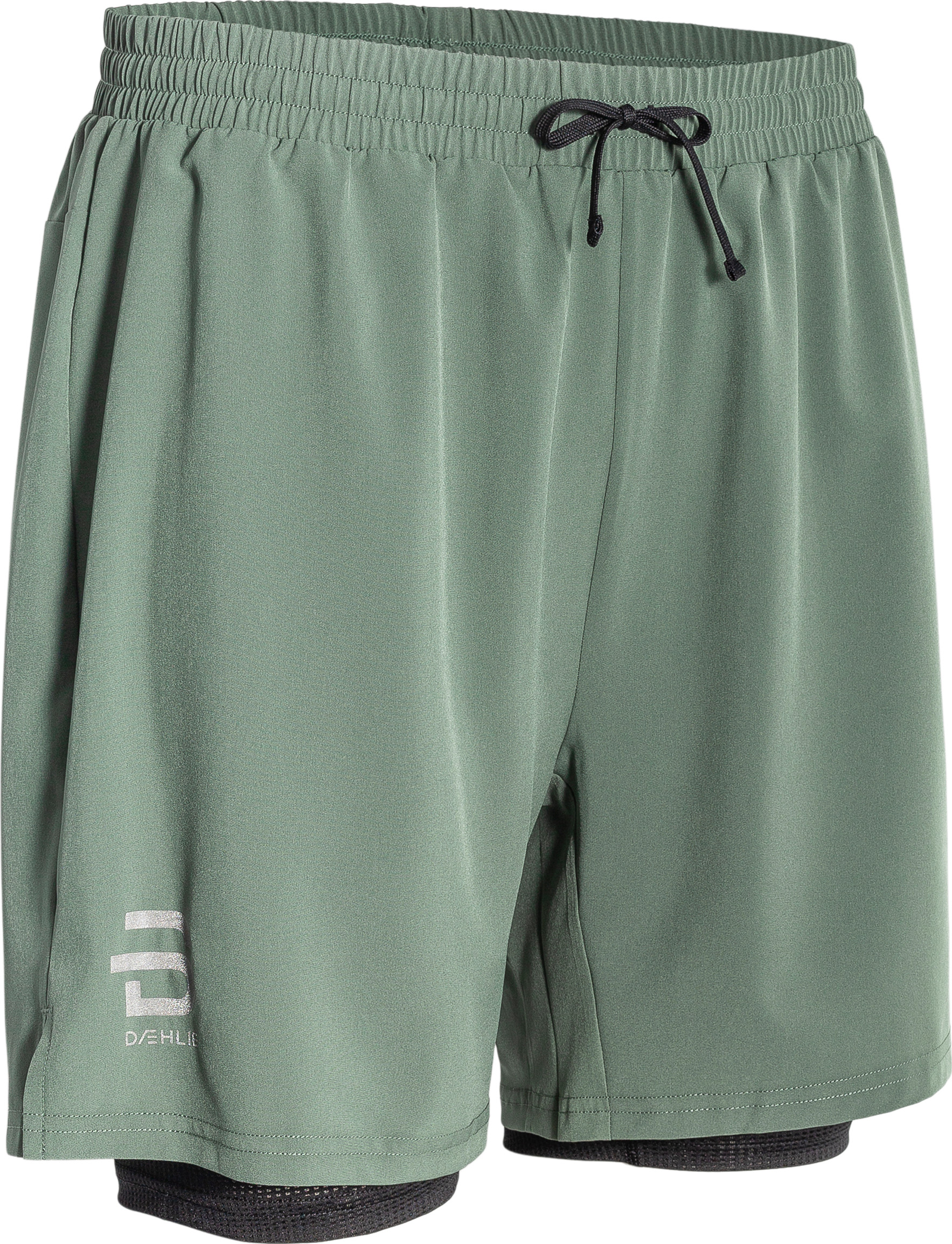 D&aelig;hlie Men's Shorts Run 2-in-1 Dark Forest