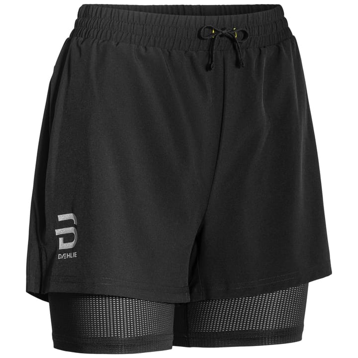 D�æhlie Shorts Run 2 In 1 Wmn Black Dæhlie Sportswear