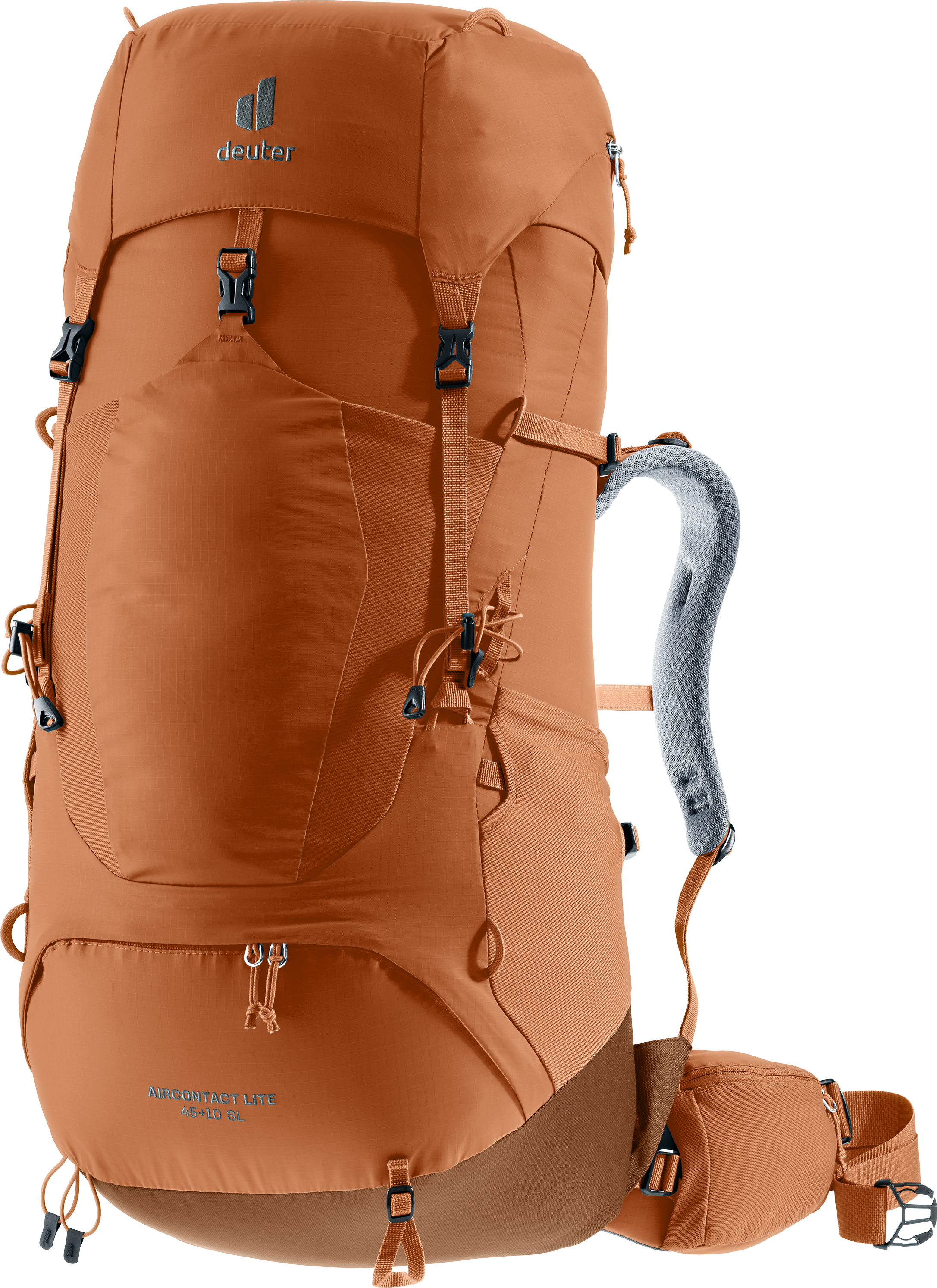 Deuter Women's Aircontact Lite 45 + 10 SL Pecan-mocha Vandringsryggsäckar OneSize
