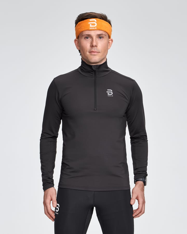 Dæhlie Men's Half Zip Tempo Obsidian Dæhlie