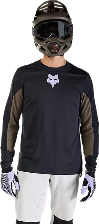 Fox Men's Defend Longsleeve Jersey Park Black Fox Fox Men's Defend Longsleeve Jersey Park Black Fox