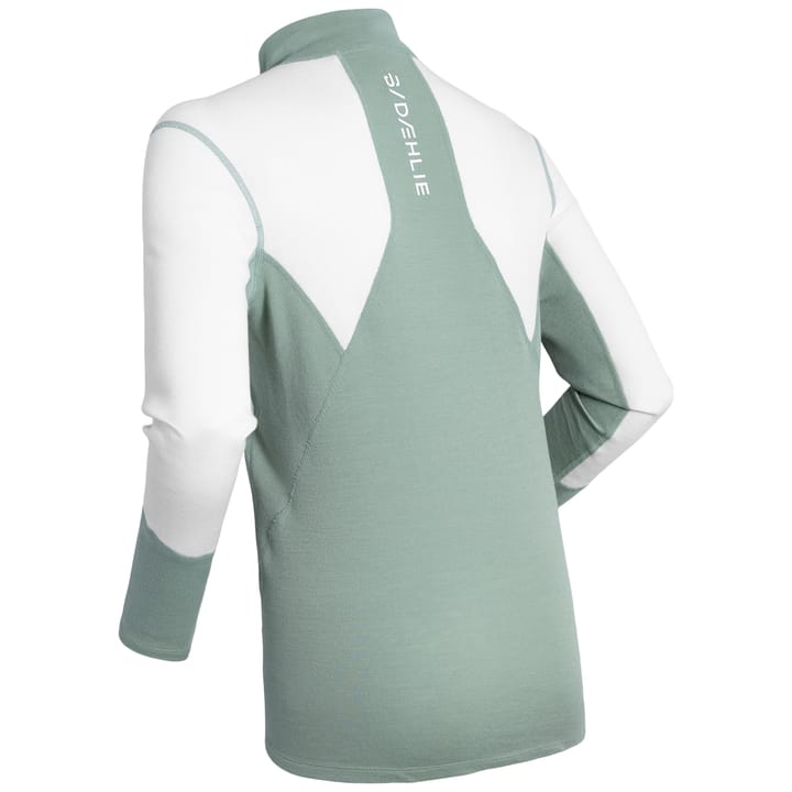 Dæhlie Shield Wool Half Zip Wmn Sage Green Dæhlie Sportswear