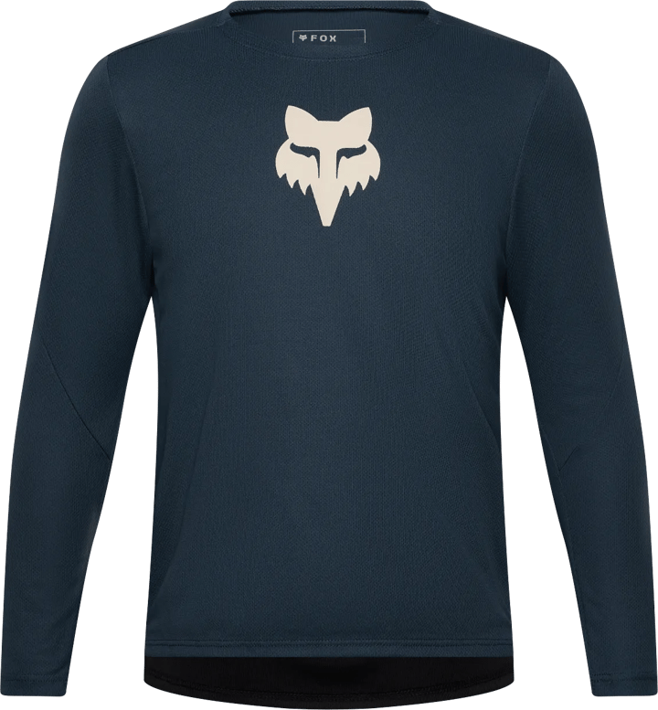Fox Youth Ranger Fox Head Long Sleeve Jersey Galaxy Blue Fox