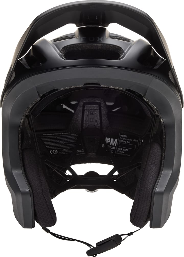 Fox Dropframe Pro Grid Helmet Black Fox