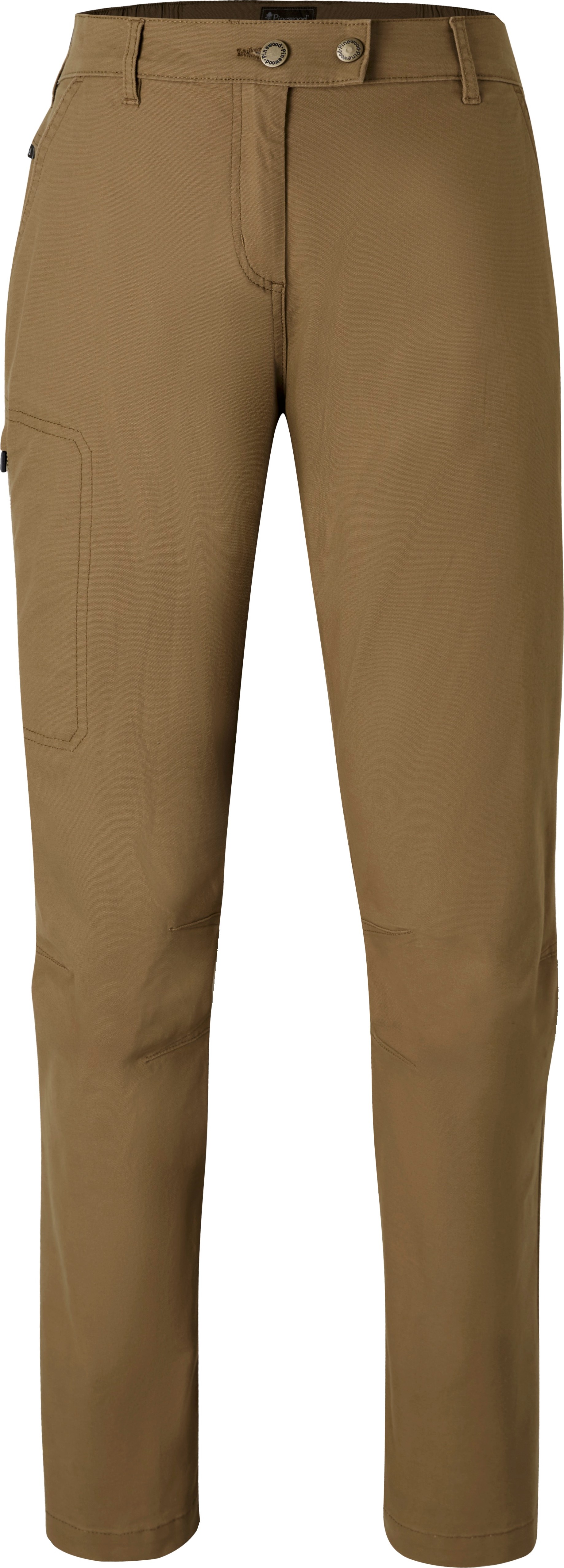 Pinewood Women's Värnamo Vintage Canvas Trousers  Sand Skalbyxor 38