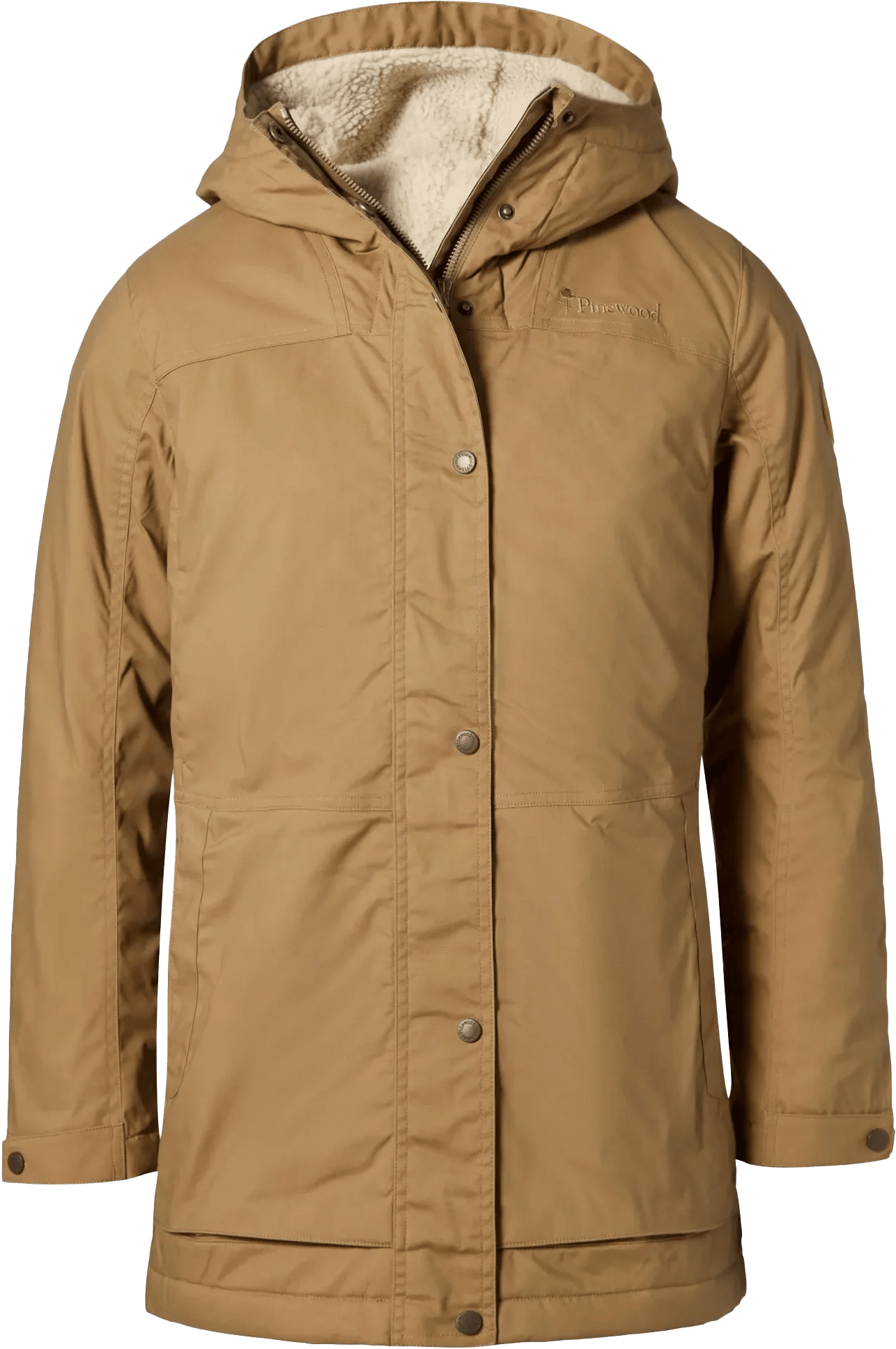 Pinewood Women's Finnveden Winter Jacket Dark Sandstone