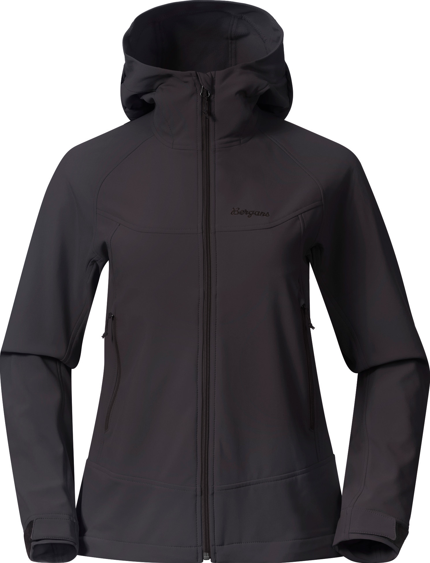 Bergans Men's Vaagaa Softshell Jacket Hood Black Softshelljackor XL