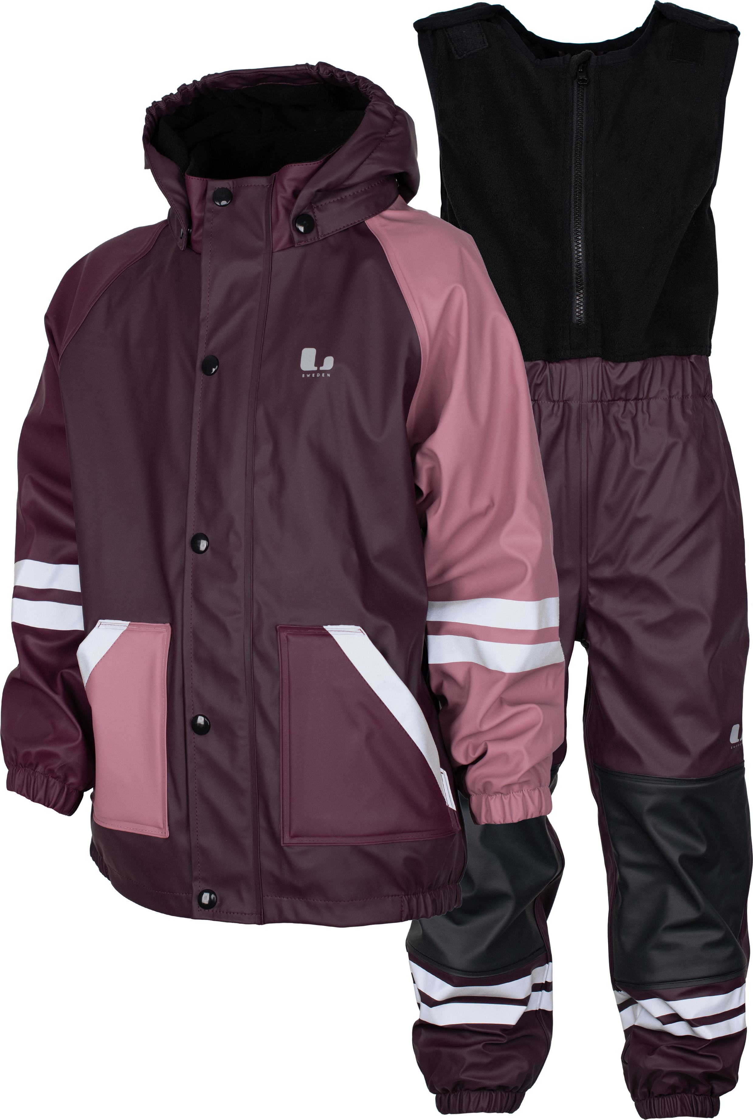 Lindberg Kids' Fagerhult Rain Set Fleece