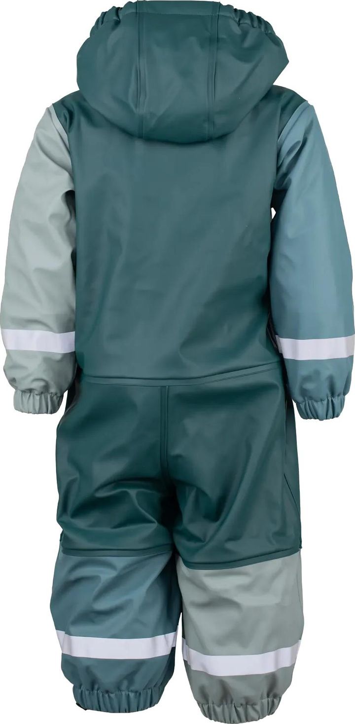 Lindberg Kids' Fagerhult Rain Baby Overall Fleece Lagoon/Mint Green Lindberg