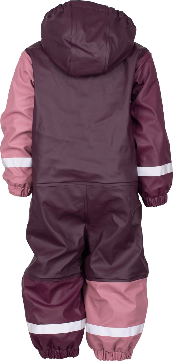 Lindberg Kids' Fagerhult Rain Baby Overall Fleece Plum/dry Rose Lindberg