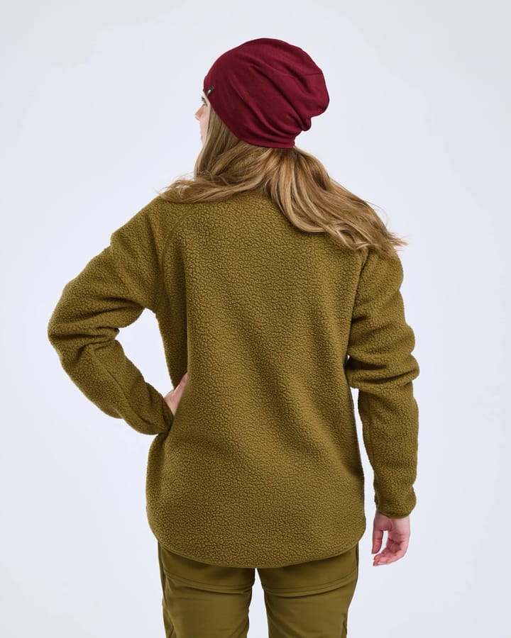 Pinewood Women's Forest Pile Fleece Jacket Olive Green Pinewood