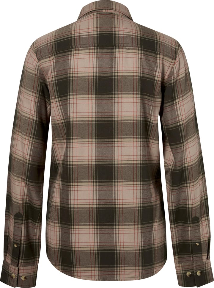 Pinewood Women's Finnveden Forest Flannel Shirt Olive/d.green Pinewood