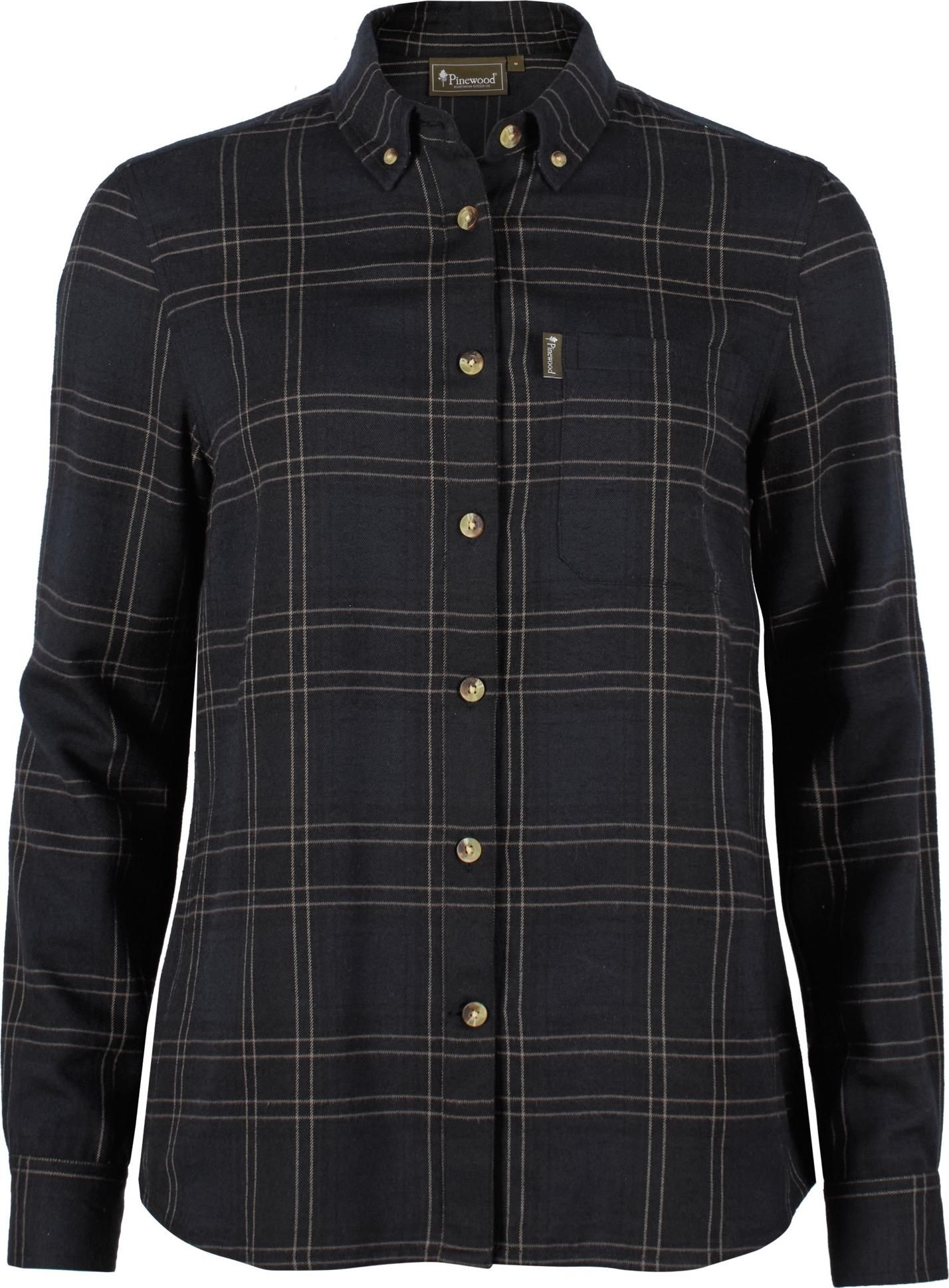Pinewood Women's Finnveden Forest Flannel Shirt D.navy/black
