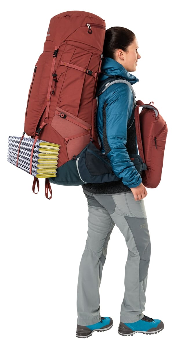 Deuter Women's Aircontact X 80+15 SL Redwood-Ink Deuter