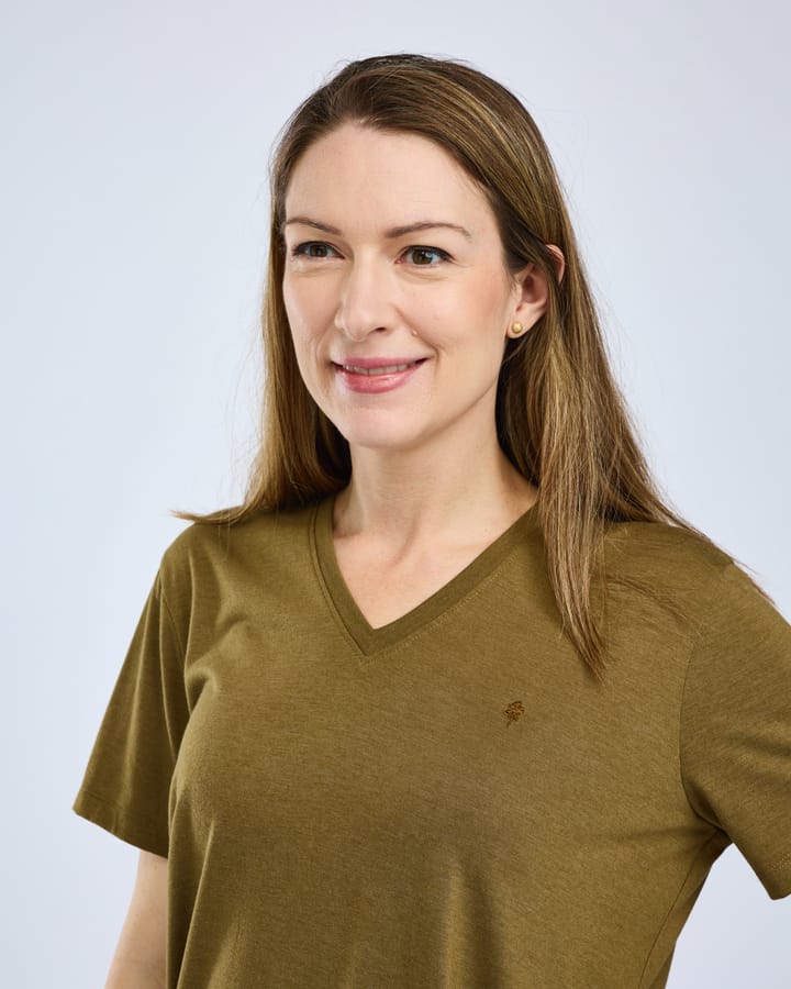 Pinewood Women's Finnveden Forest T-Shirt Olive Green Pinewood