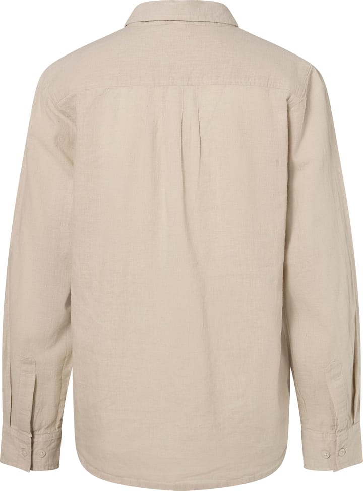 Pinewood Women's Värnamo InsectSafe Hemp Mix L/S Shirt Linen Beige Pinewood