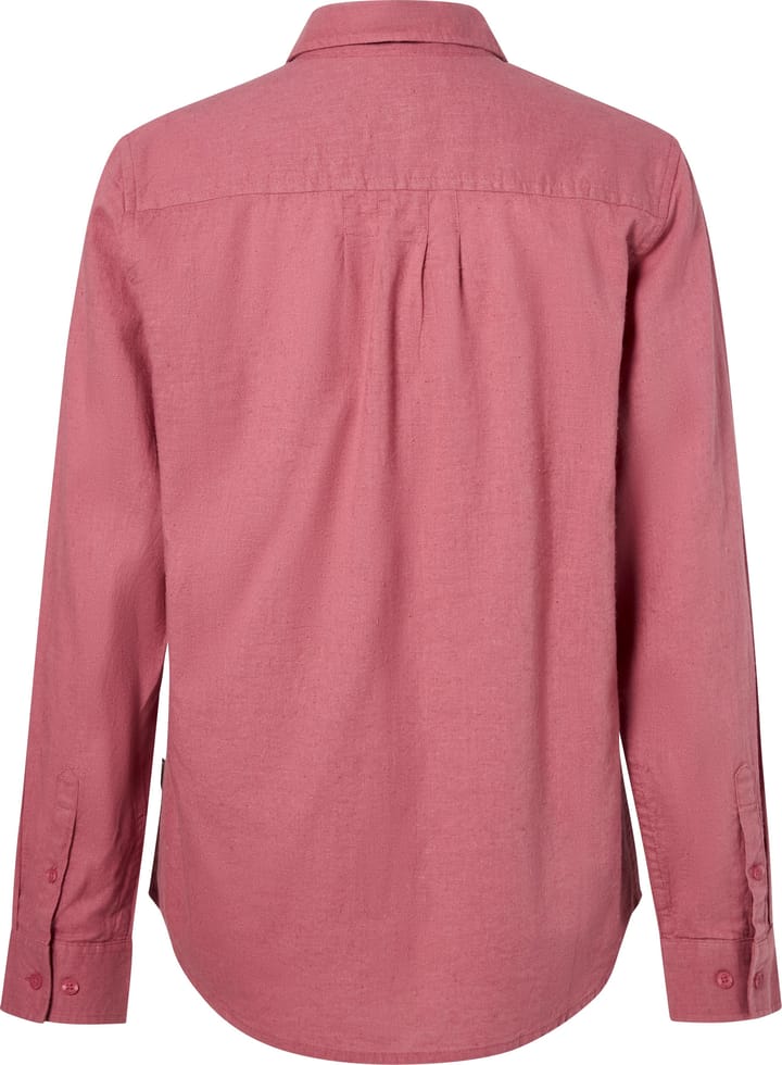 Pinewood Women's Värnamo InsectSafe Hemp Mix L/S Shirt Dusty Pink Pinewood