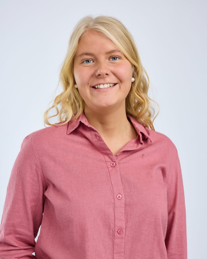 Pinewood Women's Värnamo InsectSafe Hemp Mix L/S Shirt Dusty Pink Pinewood