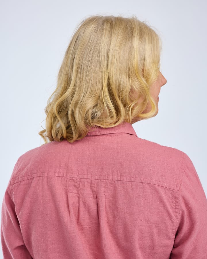 Pinewood Women's Värnamo InsectSafe Hemp Mix L/S Shirt Dusty Pink Pinewood