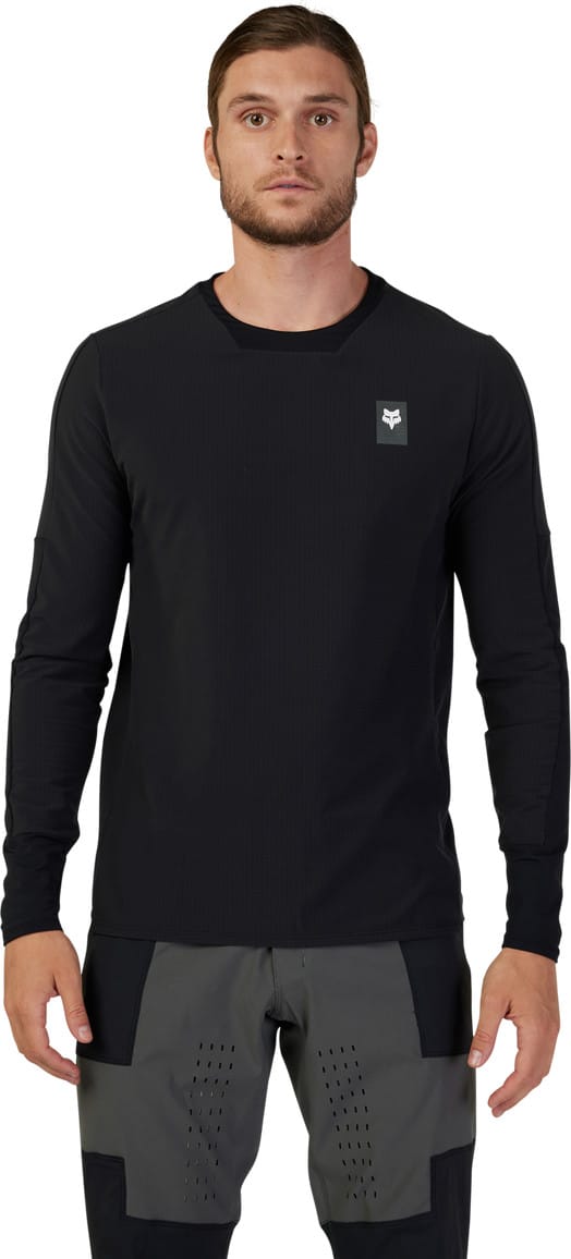 Fox Men's Defend Thermal Jersey Black Fox Fox Men's Defend Thermal Jersey Black Fox