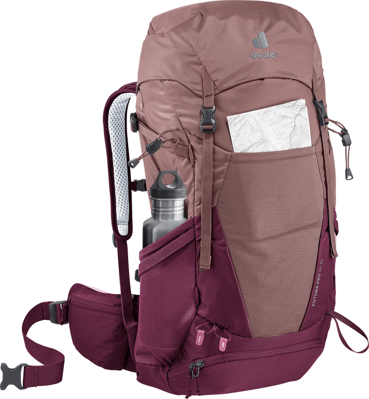 Deuter Women's Futura Pro 34 SL Ashrose-cassis Deuter Deuter Women's Futura Pro 34 SL Ashrose-cassis Deuter