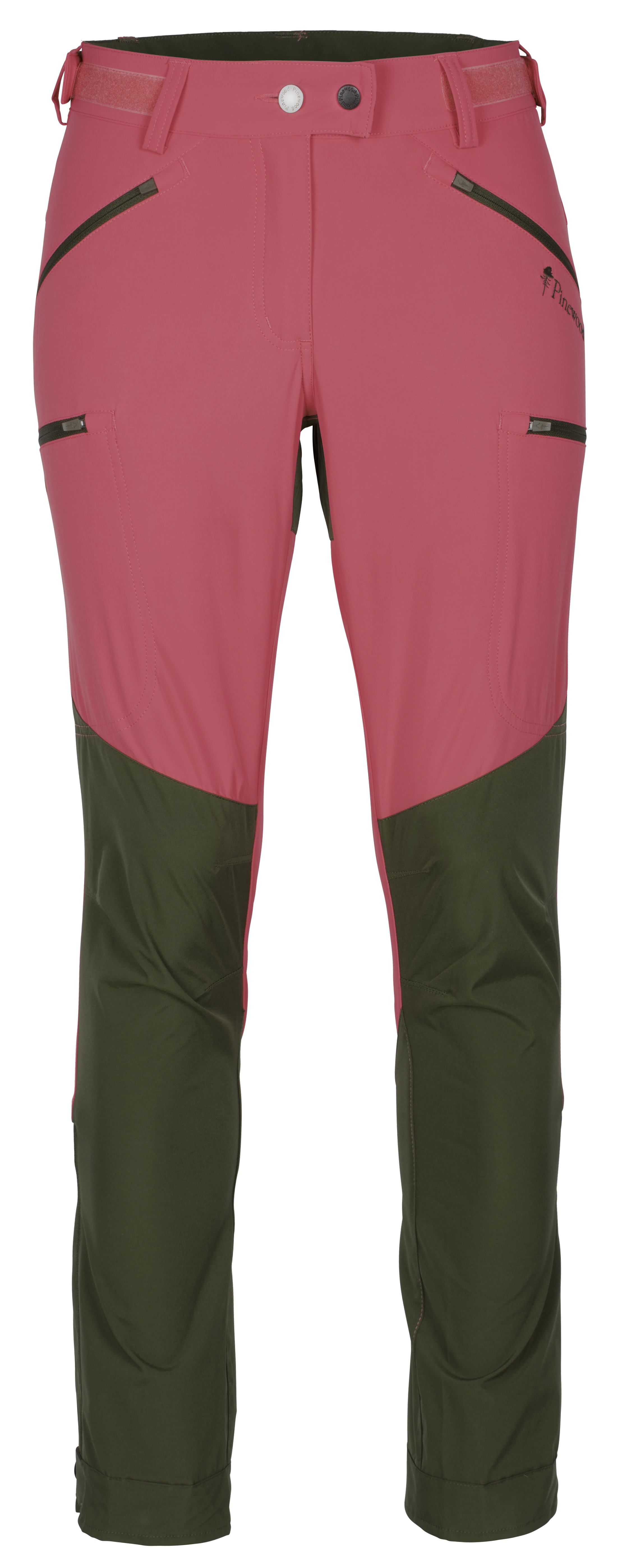 Pinewood Women’s Abisko/Brenton Trousers Pink Blush/Mossgreen