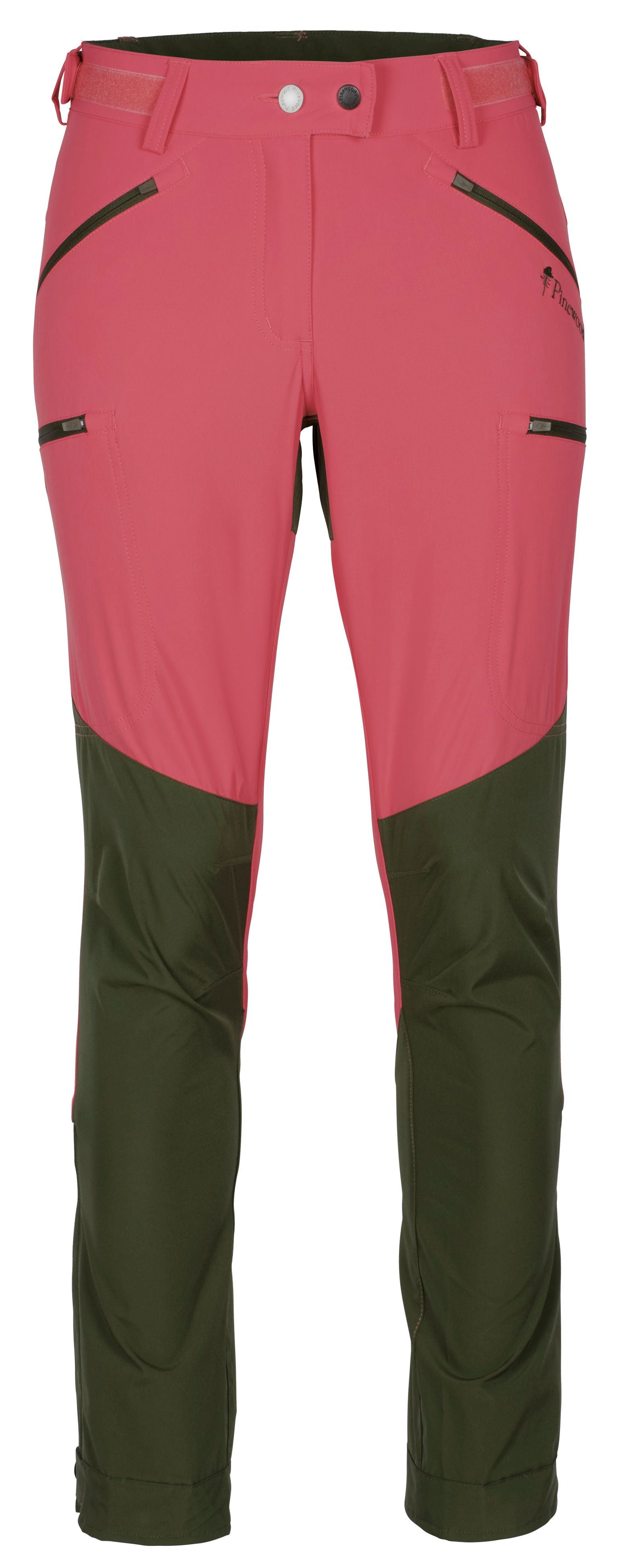 Pinewood Women's Abisko/Brenton Trousers Pink Blush/Mossgreen
