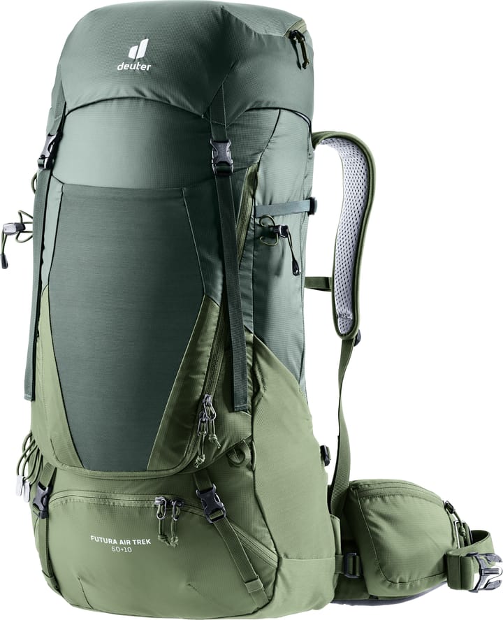 Deuter Men's Futura Air Trek 50+10 Ivy-Khaki Deuter Deuter Men's Futura Air Trek 50+10 Ivy-Khaki Deuter