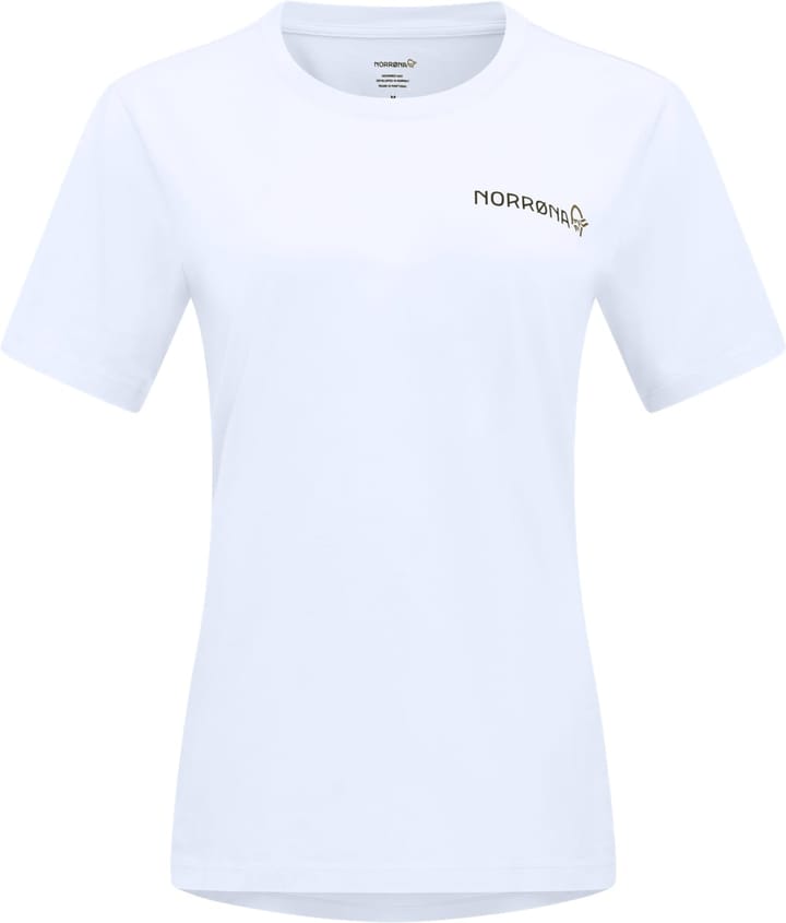 Norrøna Women's /29 Cotton Duotone T-Shirt Pure White Norrøna
