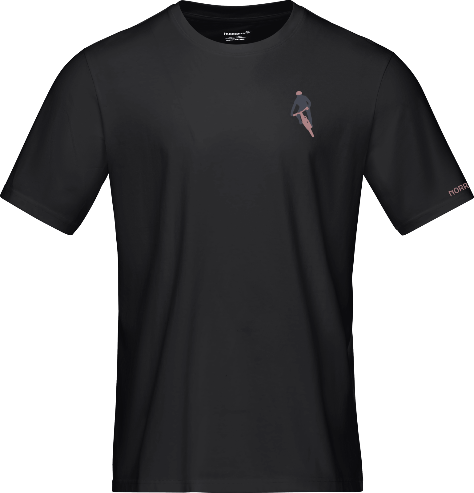 Norrøna Men's /29 Cotton Activity Embroidery T-Shirt Caviar