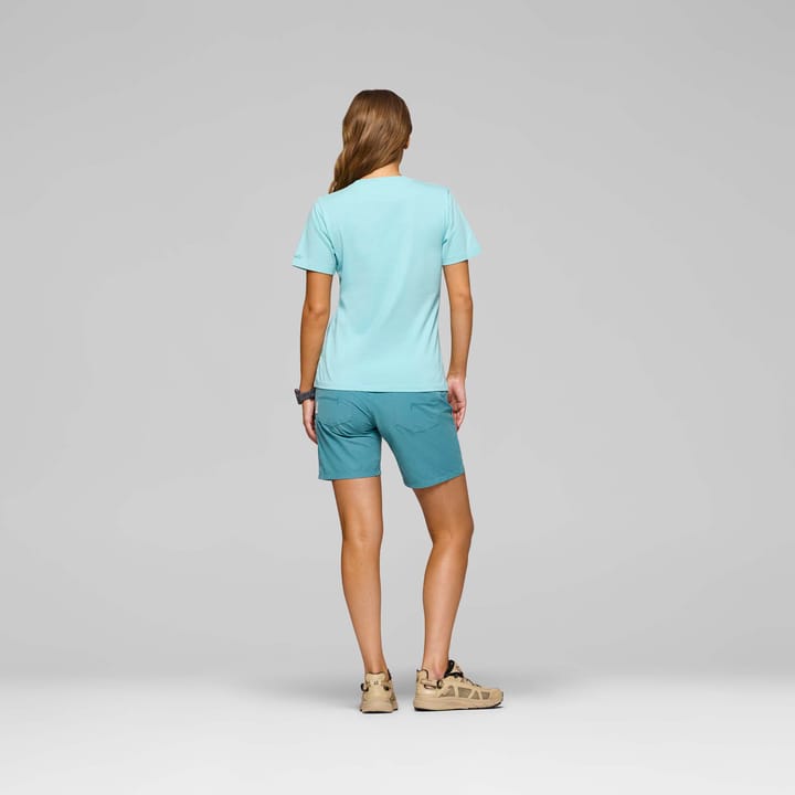 Norrøna Women's /29 Cotton Activity Embroidery T-Shirt Aqua Haze Norrøna