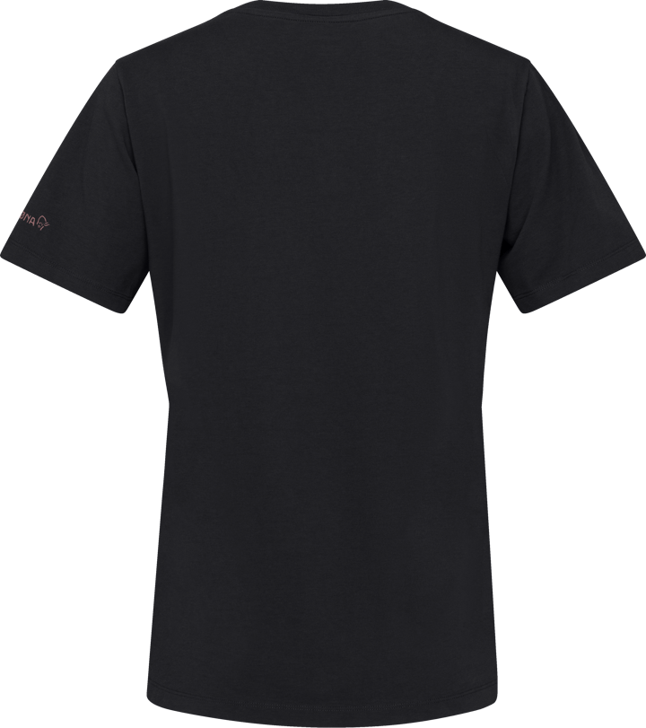 Norrøna Women's /29 Cotton Activity Embroidery T-Shirt Caviar Norrøna Norrøna Women's /29 Cotton Activity Embroidery T-Shirt Caviar Norrøna