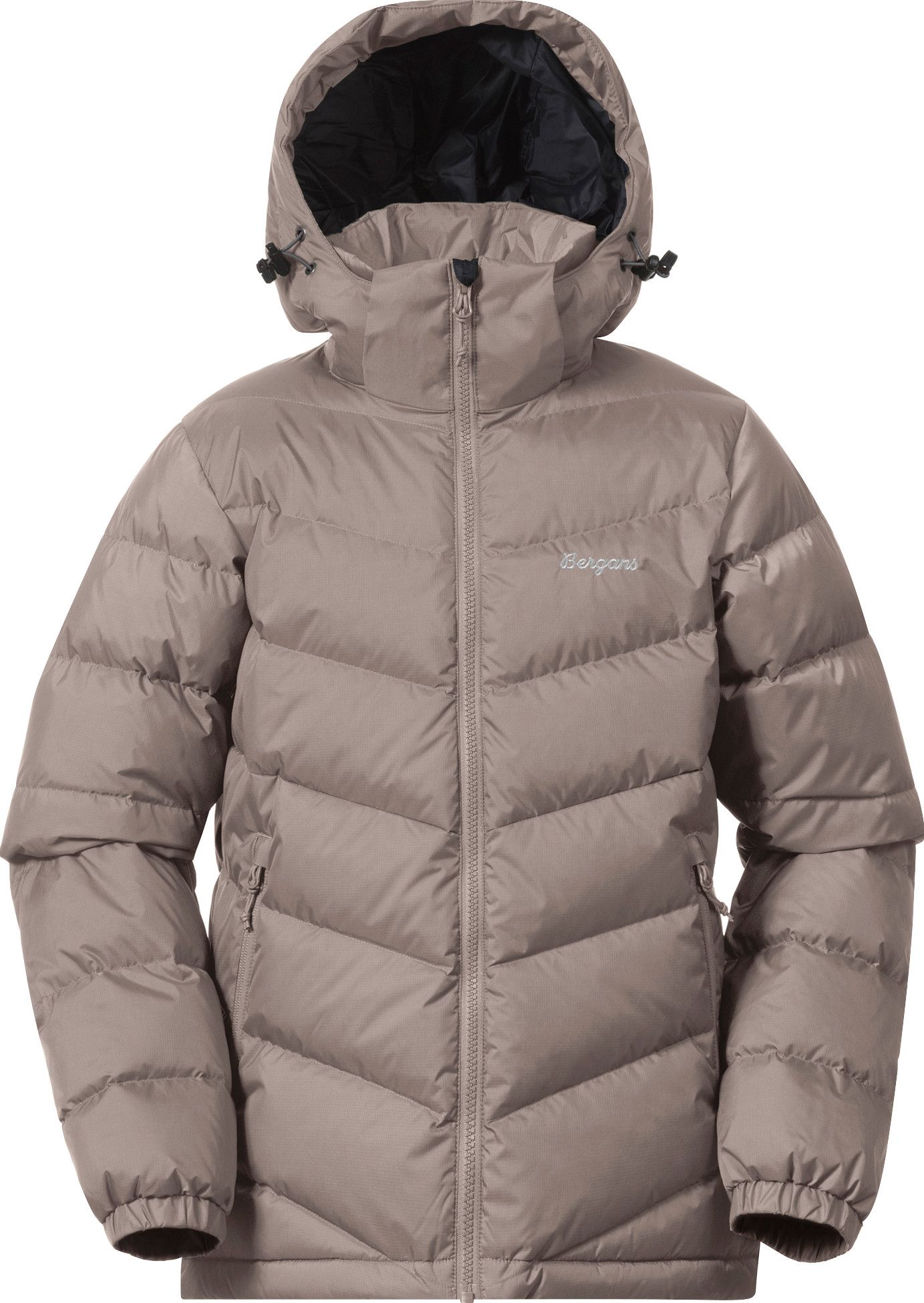 Bergans Juniors' Warm Down Jacket Unisex Rock Taupe
