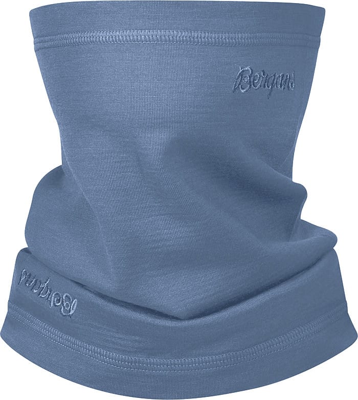 Bergans Wool Neck Warmer Granite Blue Bergans