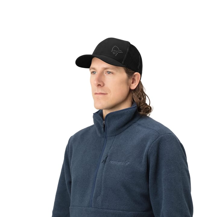 Norrøna /29 Trucker Mesh Snap Back Cap Caviar Norrøna